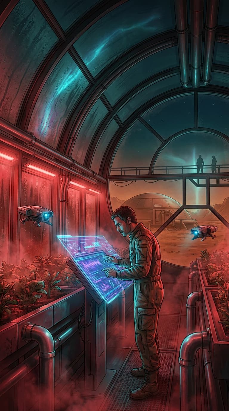 Mutiny on Mars Colony Alpha