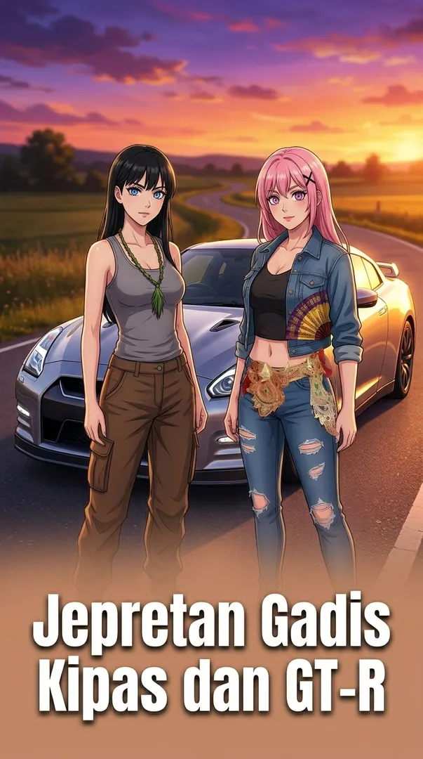 Jepretan Gadis Kipas dan GT-R
