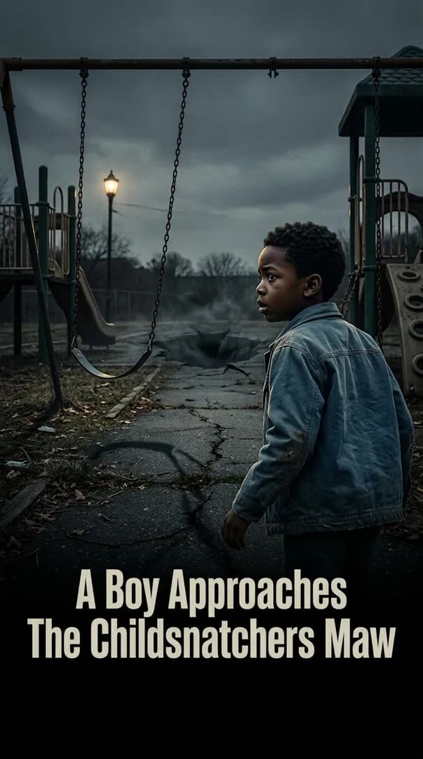 A Boy Approaches The Childsnatchers Maw