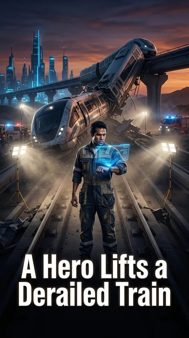 A Hero Lifts a Derailed Train