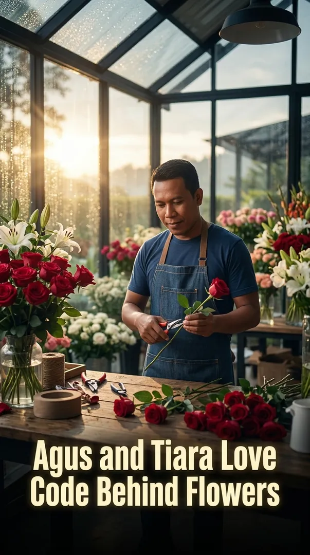 Agus and Tiara Love Code Behind Flowers