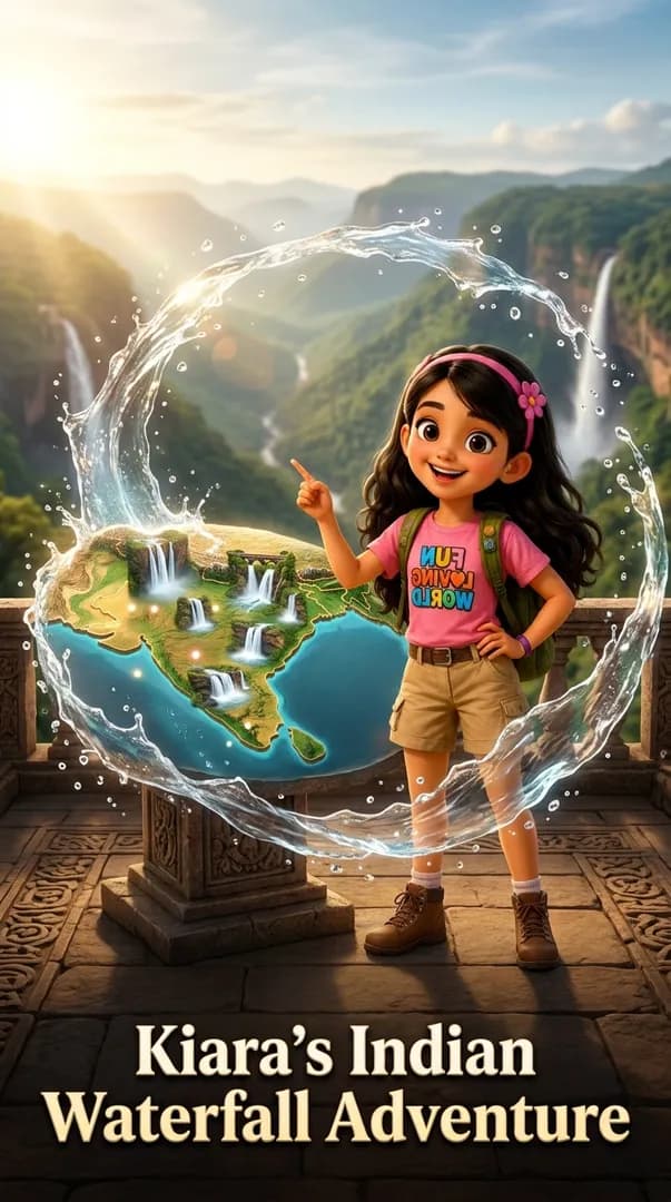 Kiara's Indian Waterfall Adventure