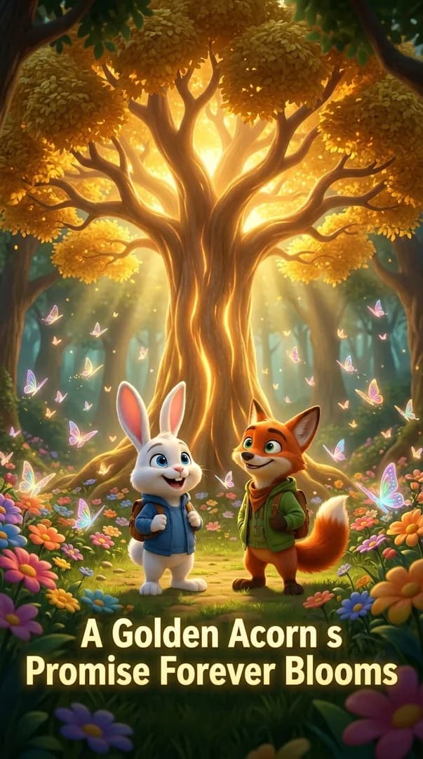 A Golden Acorn s Promise Forever Blooms