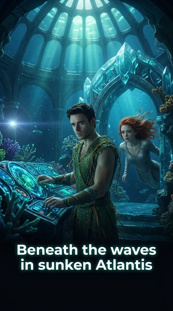Beneath the waves in sunken Atlantis