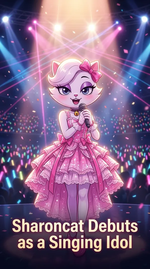 Sharoncat Debuts as a Singing Idol