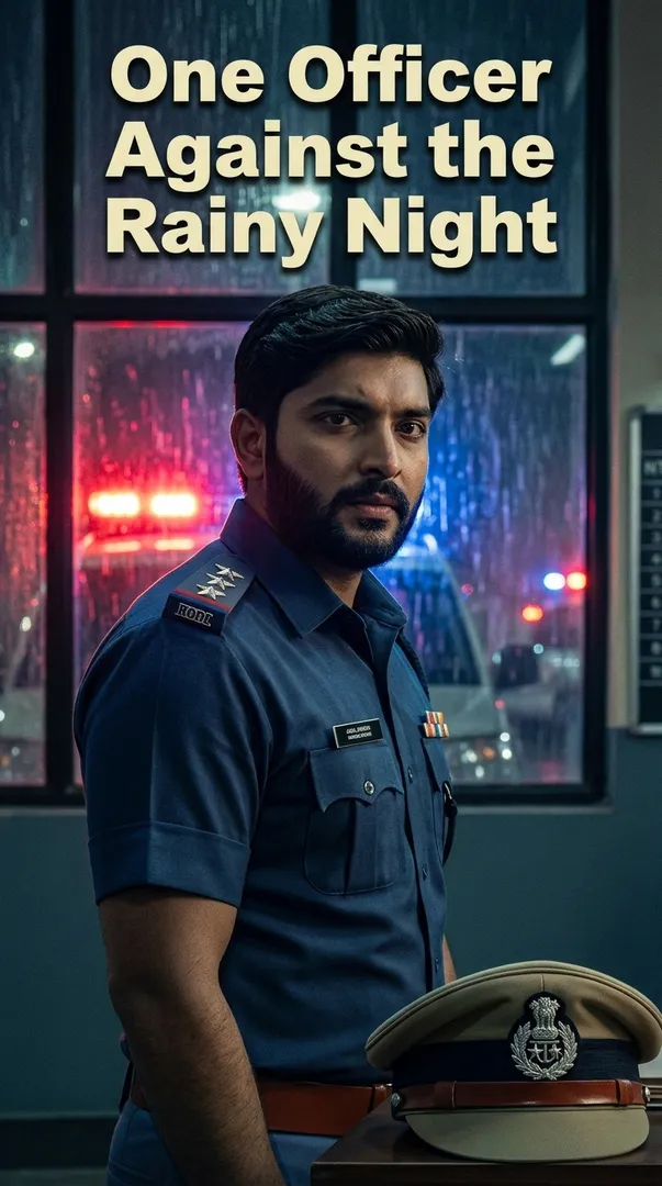 One Officer Against the Rainy Night