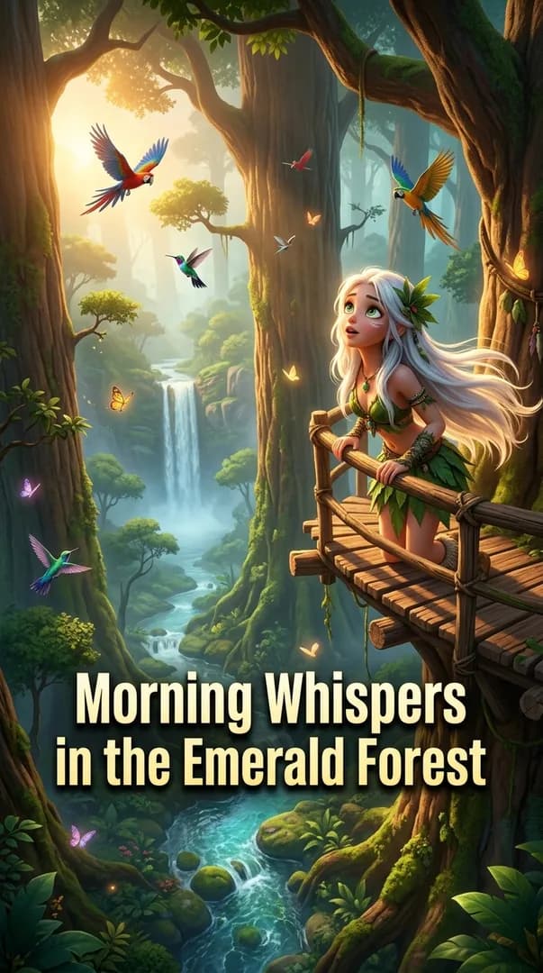 Morning Whispers in the Emerald Forest
