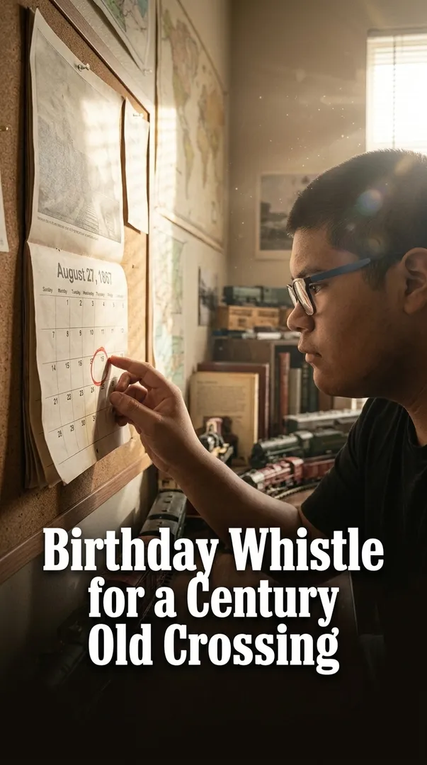 Birthday Whistle for a Century Old Crossing