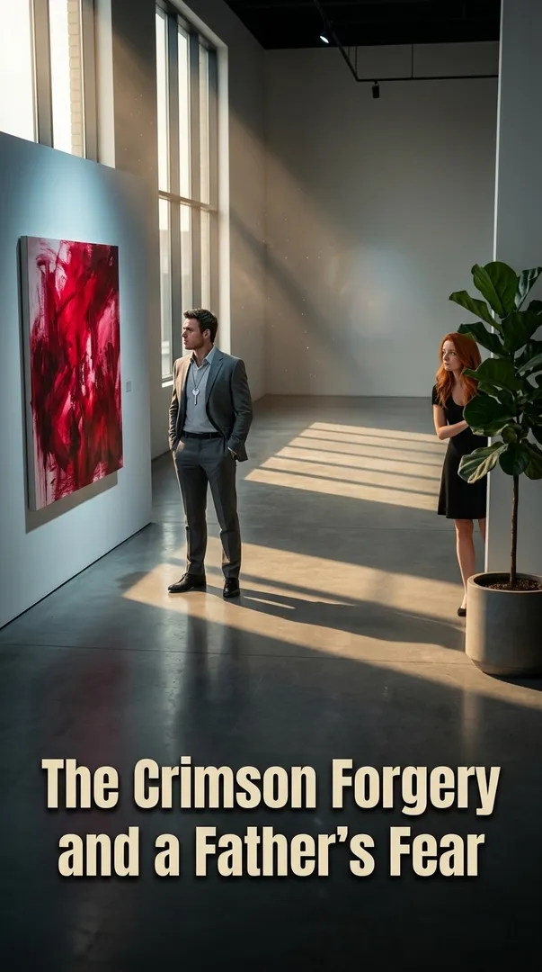 The Crimson Forgery and a Father's Fear