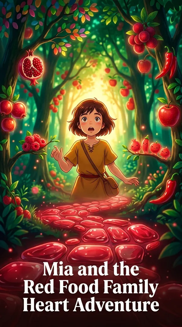 Mia and the Red Food Family Heart Adventure