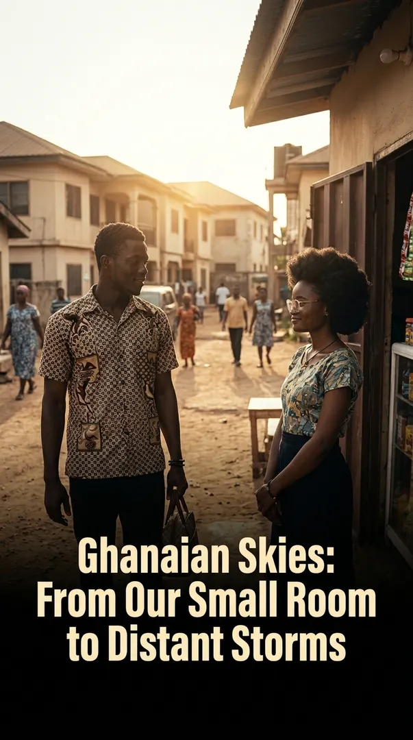 Ghanaian Skies: From Our Small Room to Distant Storms