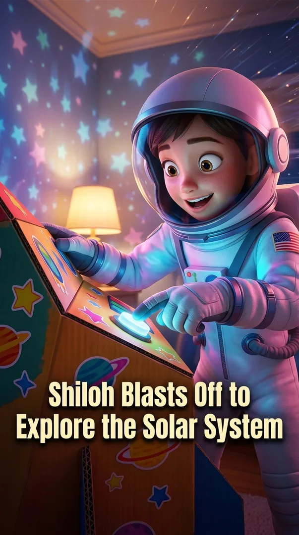 Shiloh Blasts Off to Explore the Solar System