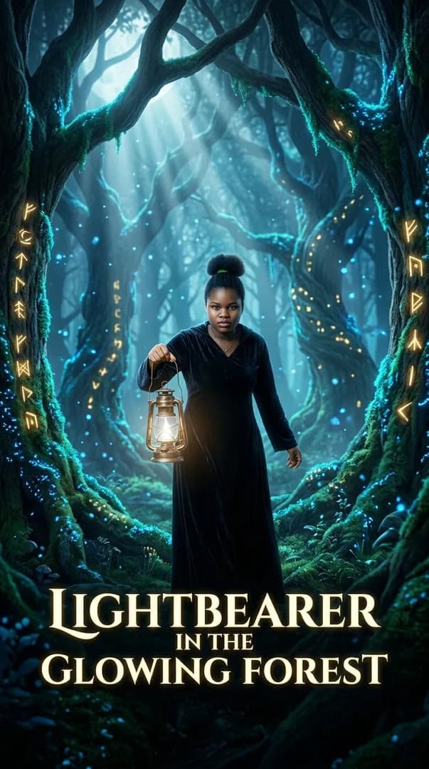 Lightbearer in the Glowing Forest