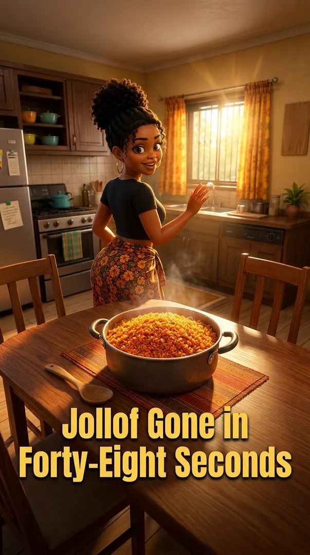 Jollof Gone in Forty-Eight Seconds