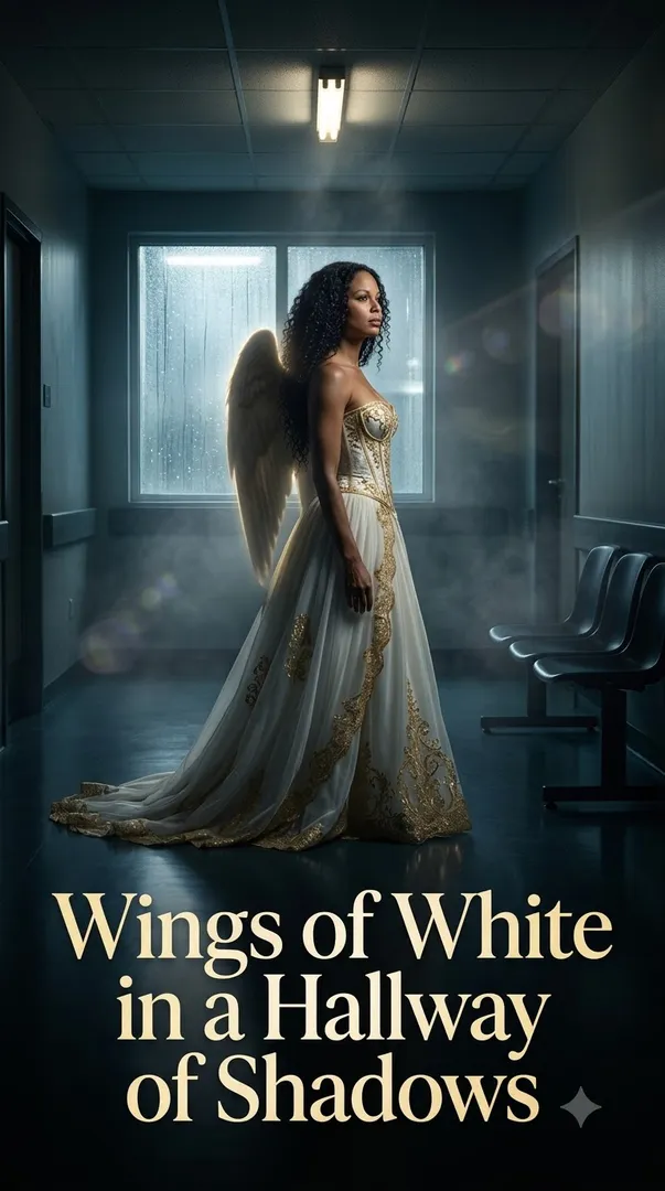 Wings of White in a Hallway of Shadows