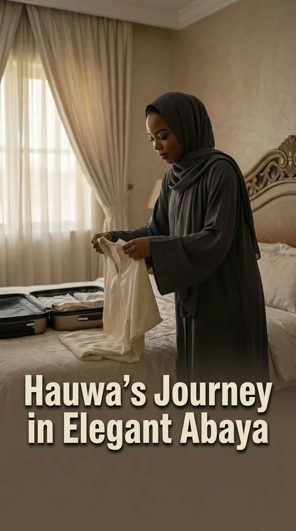Hauwa’s Journey in Elegant Abaya