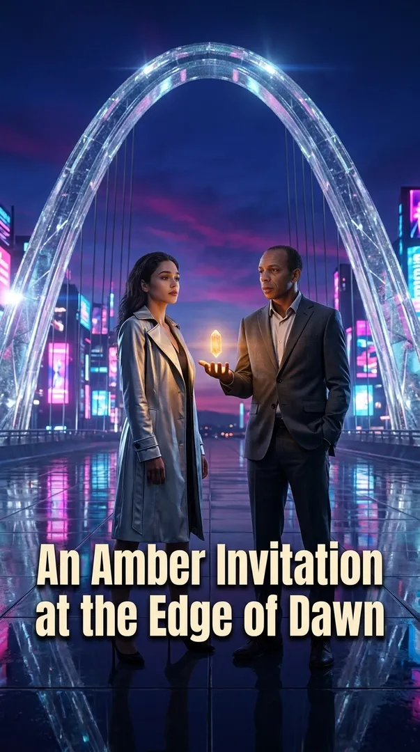 An Amber Invitation at the Edge of Dawn