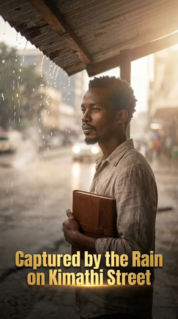 Captured by the Rain on Kimathi Street
