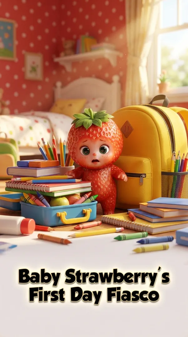 Baby Strawberry's First Day Fiasco