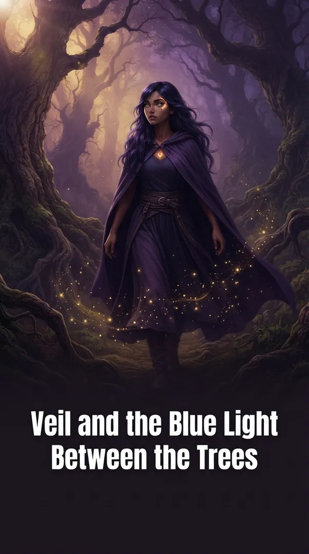 Veil and the Blue Light Between the Trees