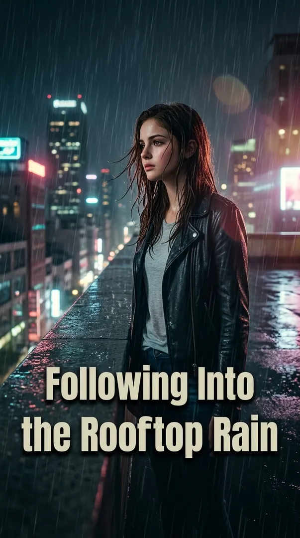 Following Into the Rooftop Rain