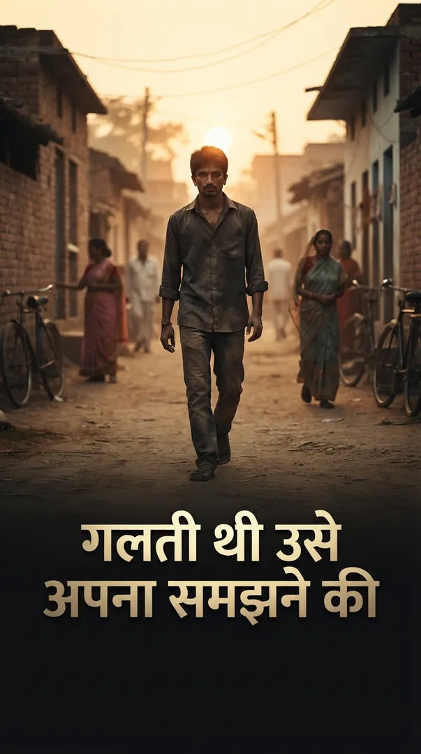 गलती थी उसे अपना समझने की