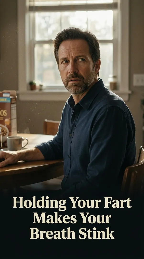 Holding Your Fart Makes Your Breath Stink