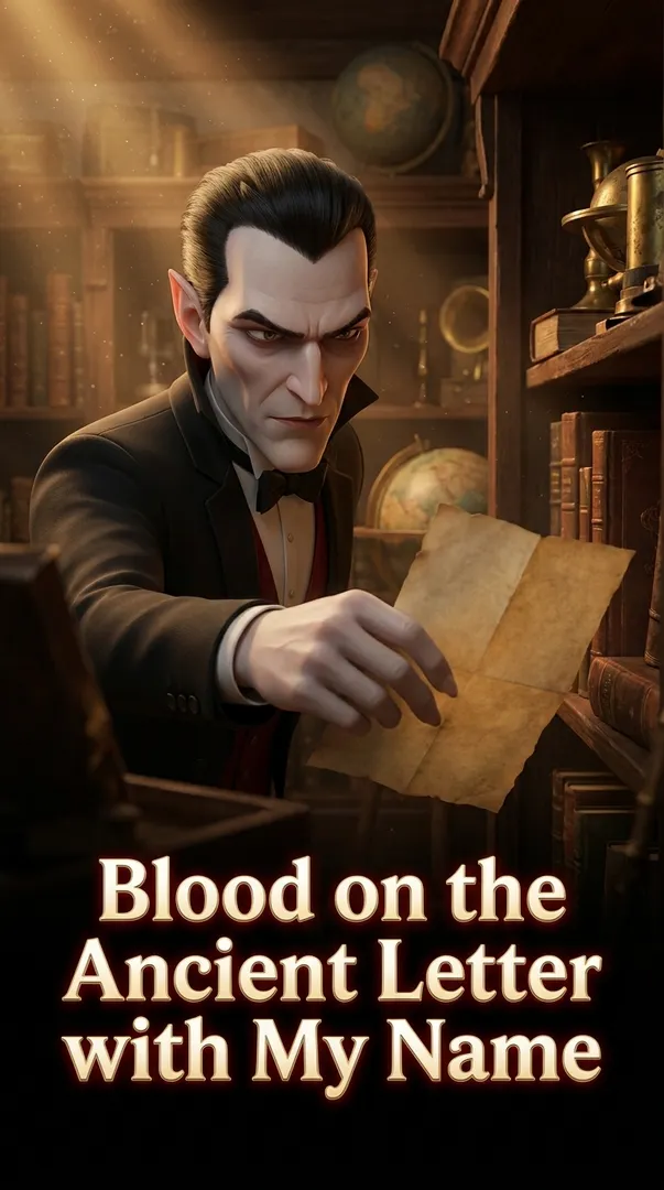 Blood on the Ancient Letter with My Name