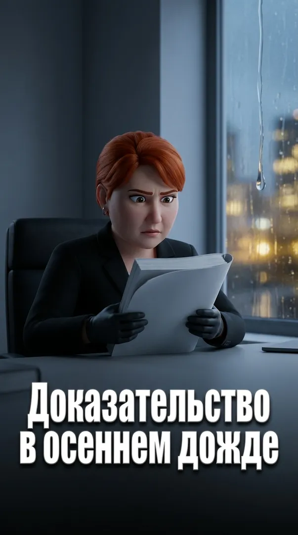 Доказательство в осеннем дожде
