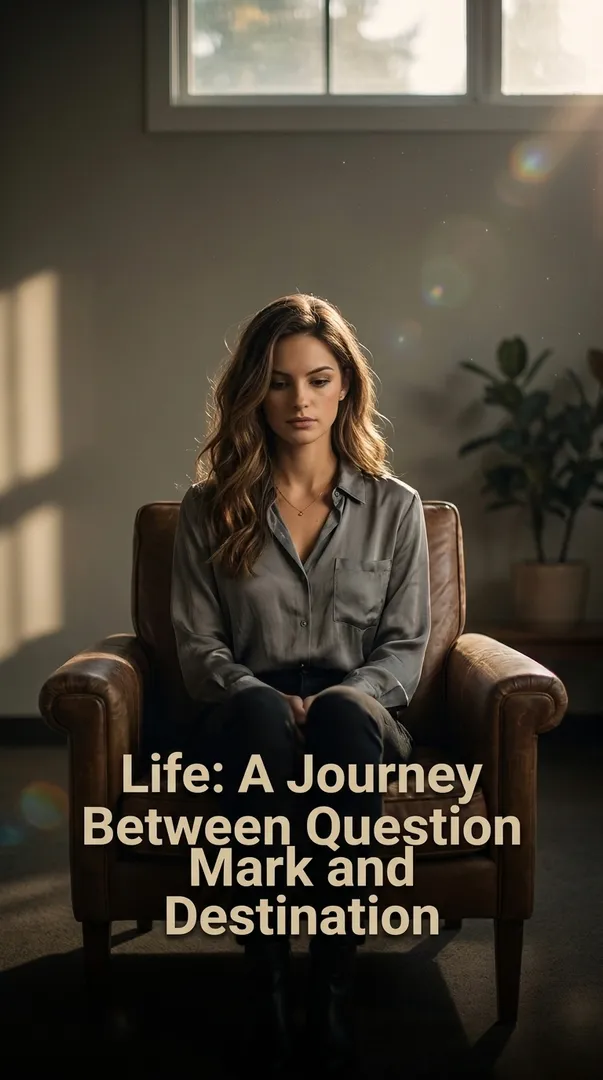 Life: A Journey Between Question Mark and Destination