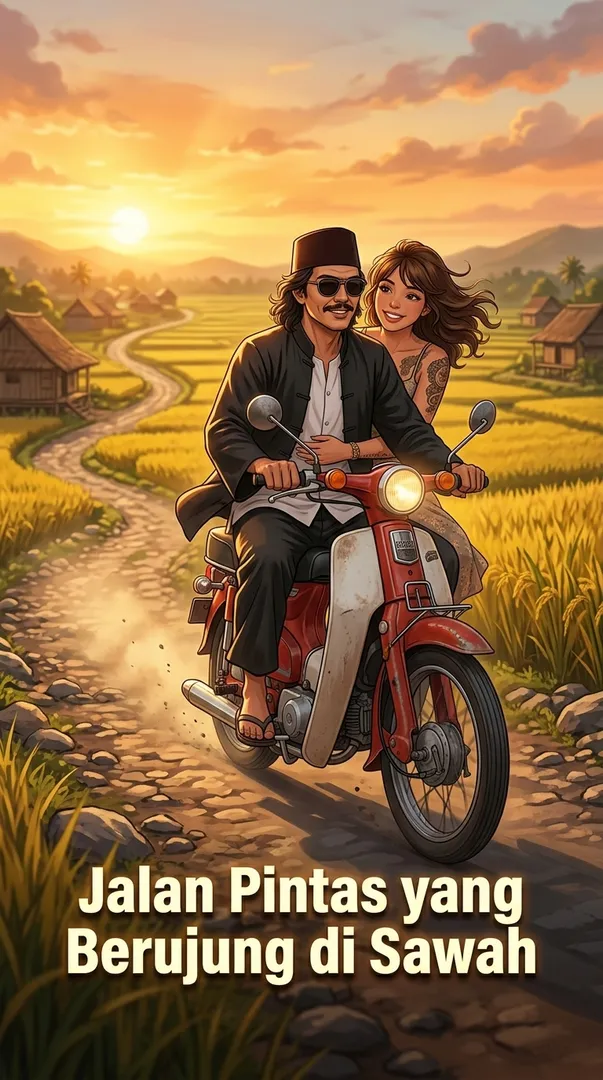 Jalan Pintas yang Berujung di Sawah