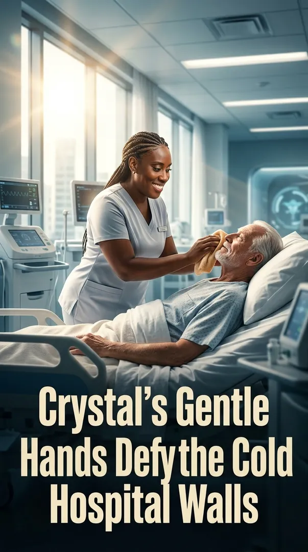 Crystal's Gentle Hands Defy the Cold Hospital Walls