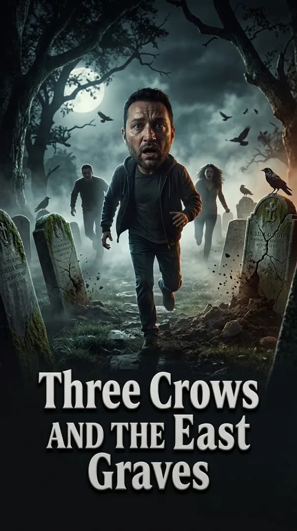 Three Crows on the East-Facing Graves
