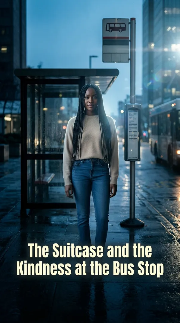 The Suitcase and the Kindness at the Bus Stop