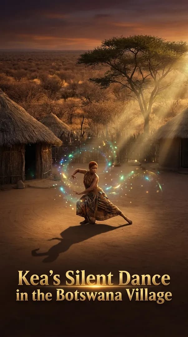 Kea's Silent Dance in the Botswana Village
