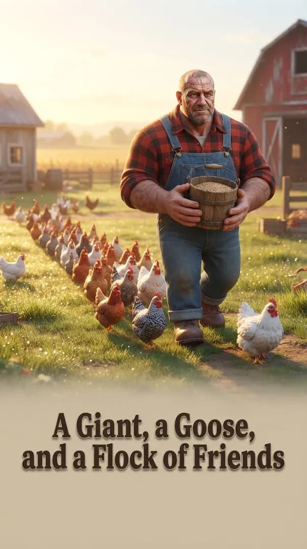 A Giant, a Goose, and a Flock of Friends