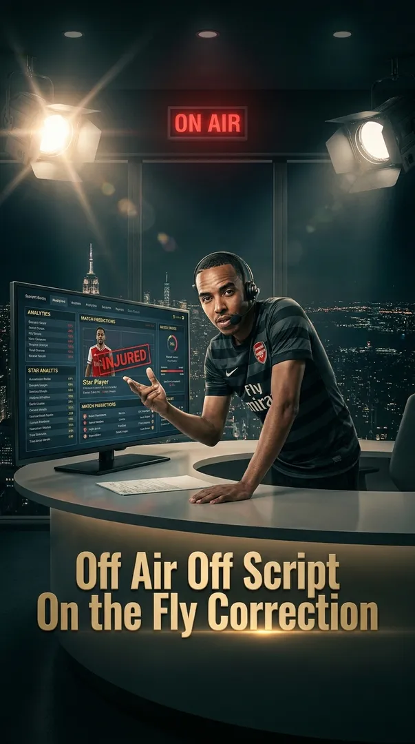 Off Air Off Script On the Fly Correction