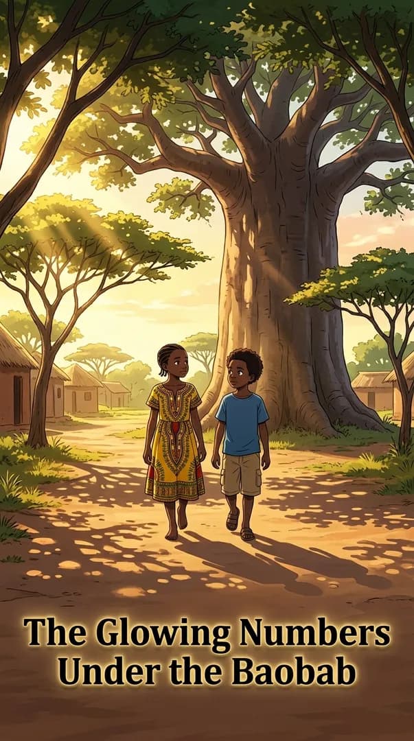 The Glowing Numbers Under the Baobab