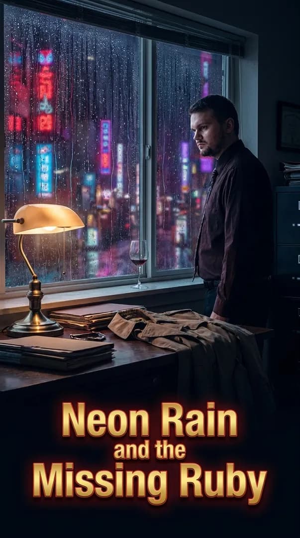 Neon Rain and the Missing Ruby