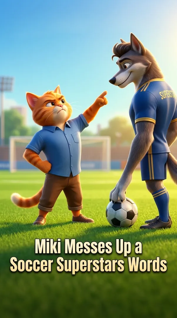 Miki Messes Up a Soccer Superstars Words