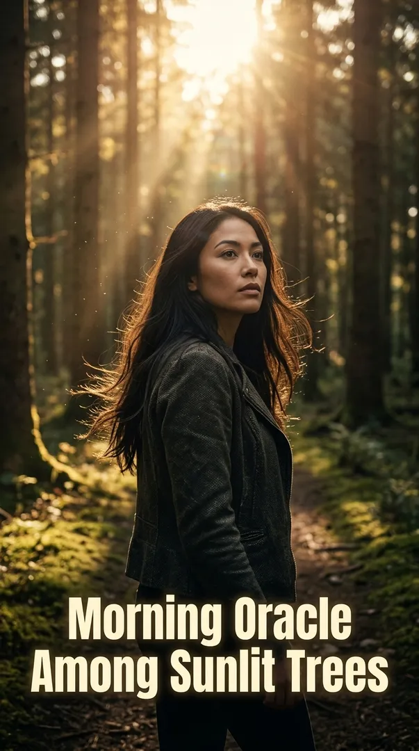 Morning Oracle Among Sunlit Trees