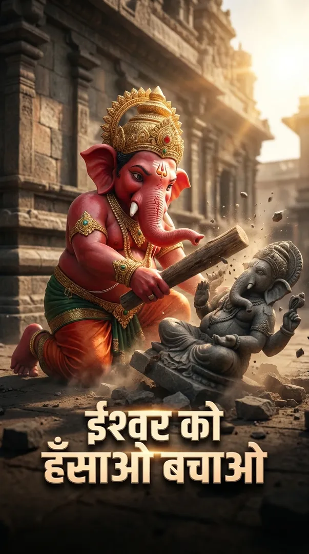 ईश्वर को हँसाओ बचाओ