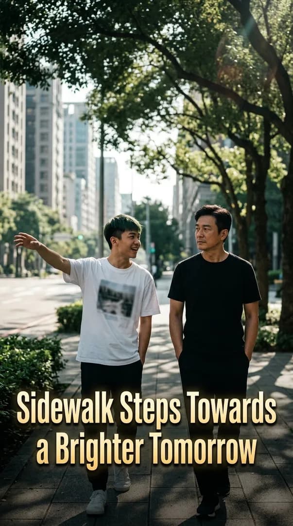 Sidewalk Steps Towards a Brighter Tomorrow