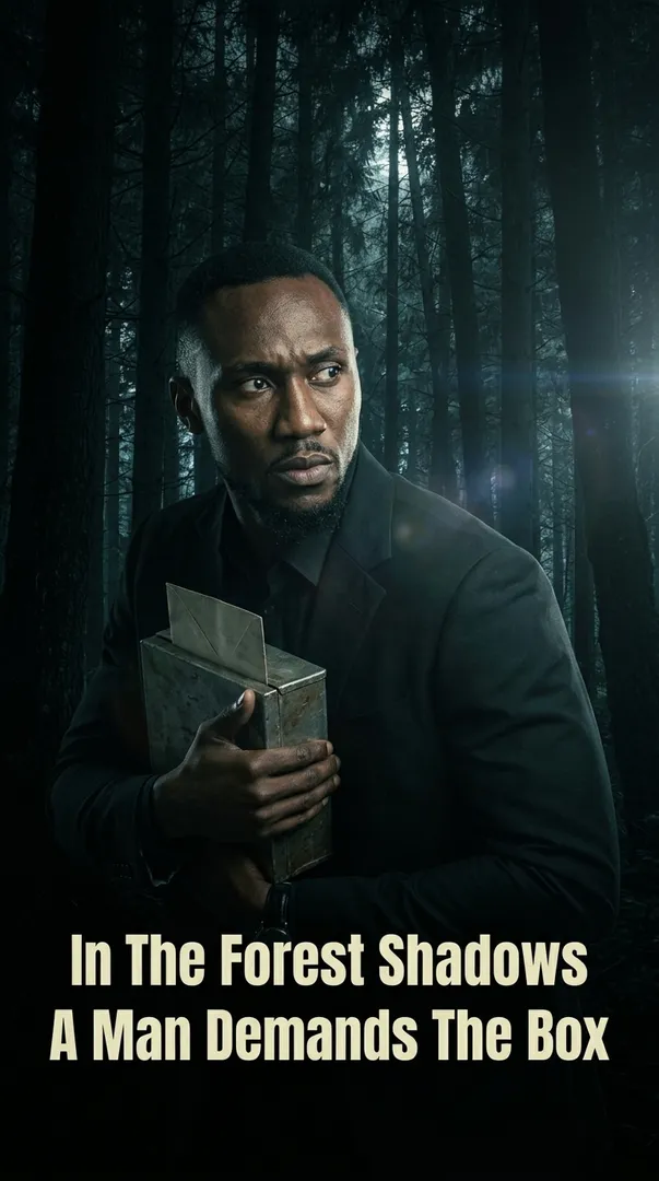 In The Forest Shadows A Man Demands The Box