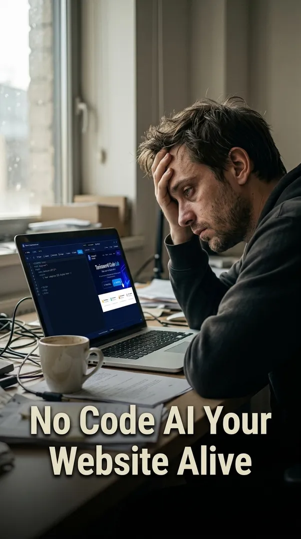 No Code AI Your Website Alive