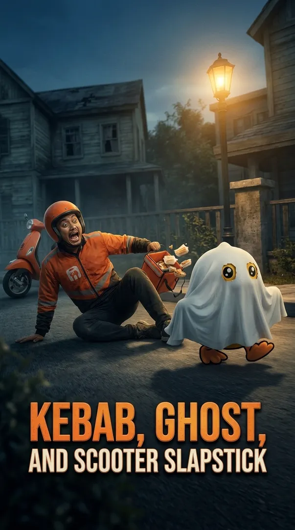 Kebab, Ghost, and Scooter Slapstick