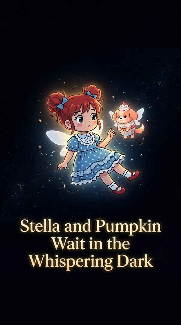 Stella and Pumpkin Wait in the Whispering Dark
