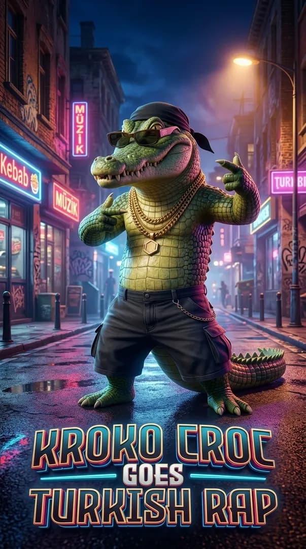 Kroko Croc Goes Turkish Rap