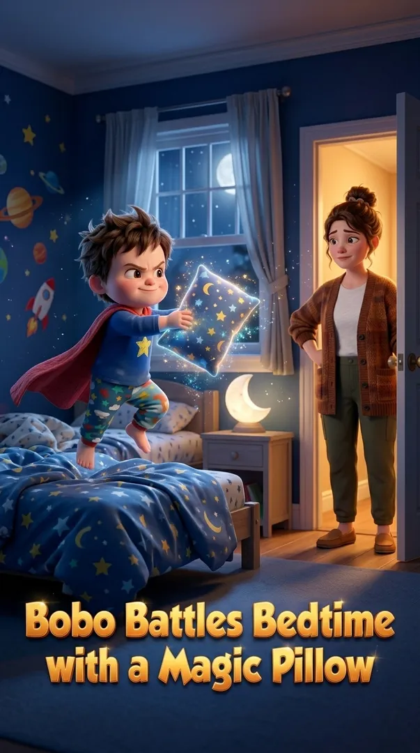 Bobo Battles Bedtime with a Magic Pillow