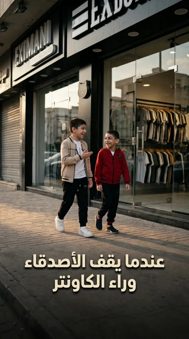 عندما يقف الأصدقاء وراء الكاونتر